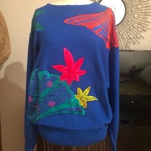 Vintage Anthony Sicari silk sweater| size 8